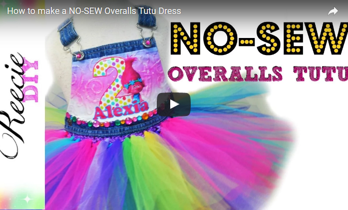 How to Make a New Sew Overall Tutu