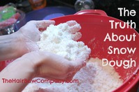diy snow dough